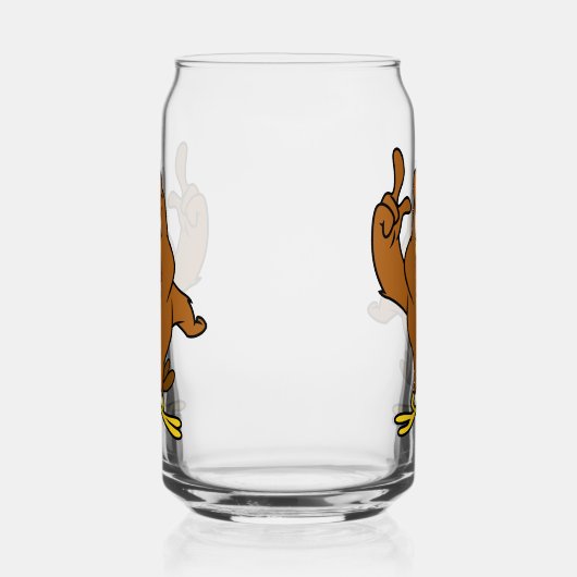 Henery Hawk Yelling Blikvorm Glas (Rechts)