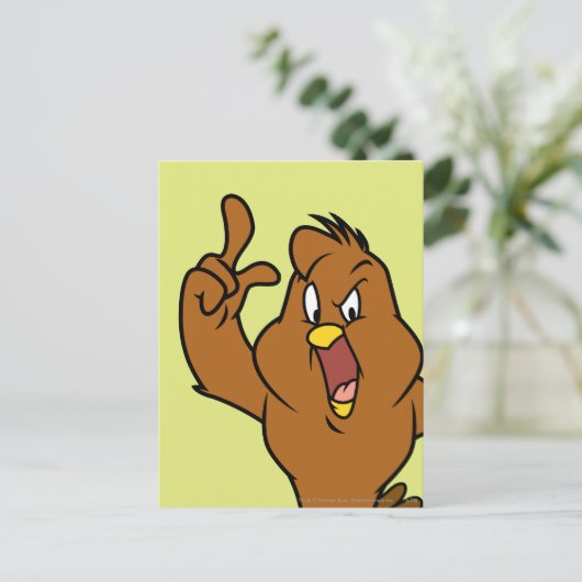 Henery Hawk Yelling Briefkaart (Staand voorkant)