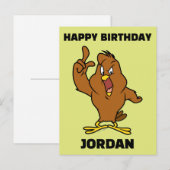 Henery Hawk Yelling Briefkaart (Voorkant / Achterkant)