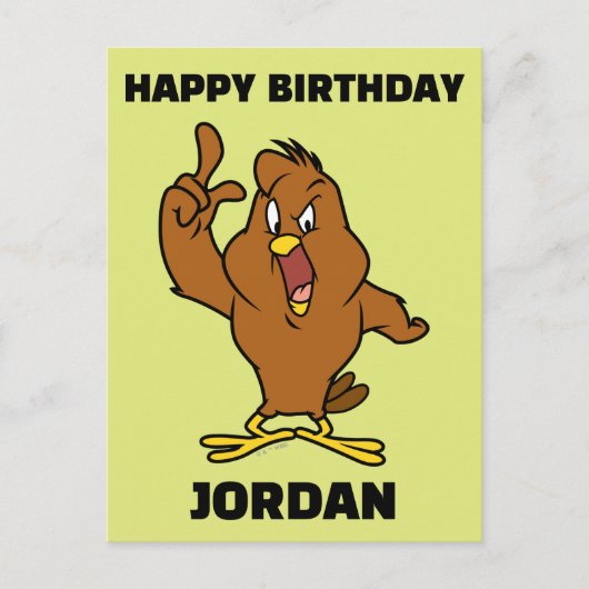 Henery Hawk Yelling Briefkaart (Voorkant)