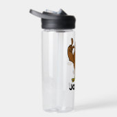 Henery Hawk Yelling | Jouw namen toevoegen Waterfles (Rechts)
