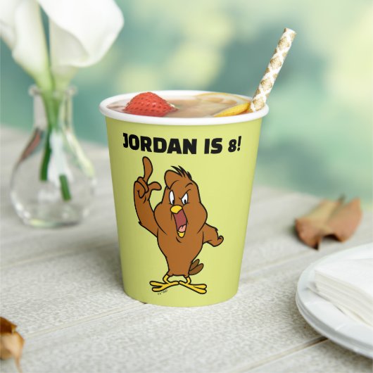 Henery Hawk Yelling Papieren Bekers (Insitu)