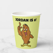 Henery Hawk Yelling Papieren Bekers (Voorkant)