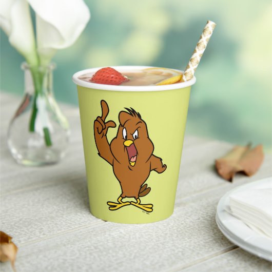 Henery Hawk Yelling Papieren Bekers (Insitu)