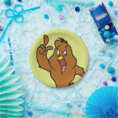 Henery Hawk Yelling Papieren Bordje (Feest)