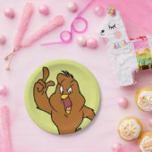 Henery Hawk Yelling Papieren Bordje (Feest)