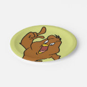 Henery Hawk Yelling Papieren Bordje (Gekanteld)