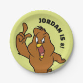 Henery Hawk Yelling Papieren Bordje (Voorkant)