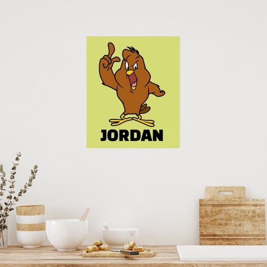 Henery Hawk Yelling Poster (Keuken)