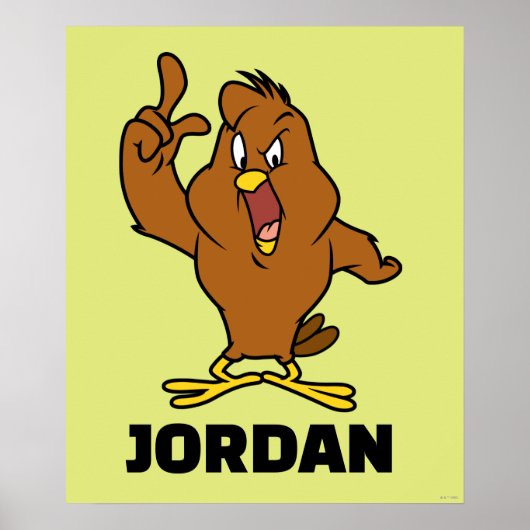 Henery Hawk Yelling Poster (Voorkant)