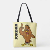 Henery Hawk Yelling Tote Bag (Achterkant)