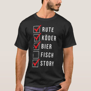 Hengel Lokaal Bier Vis Verhaal Lijst Visser T-shirt