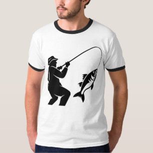 Hengelen naar Baars Heren T-shirt