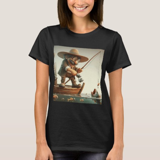 Hengelen T-shirt (Voorkant)