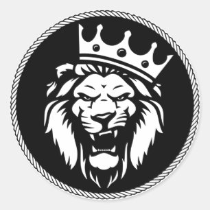 Hengelkruid Ronde Sticker