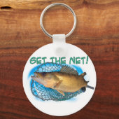 Hengelvisnet Sleutelhanger (Voorkant)