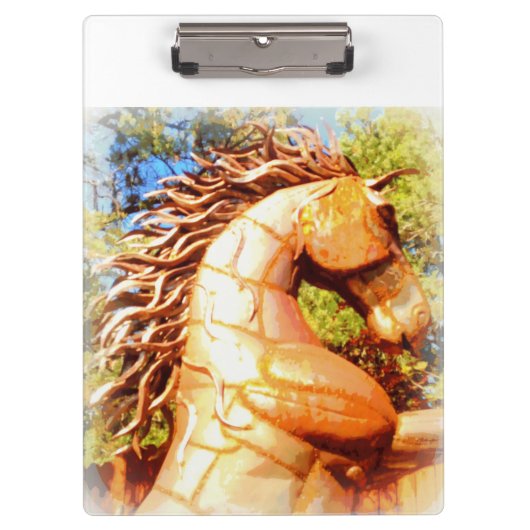 hengst en pony klembord (Voorkant)