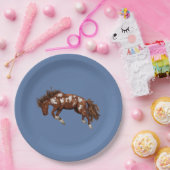  hengst papieren bordje (Feest)