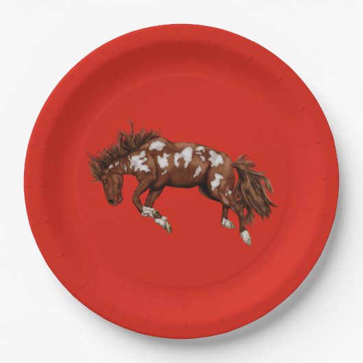  hengst papieren bordje (Voorkant)