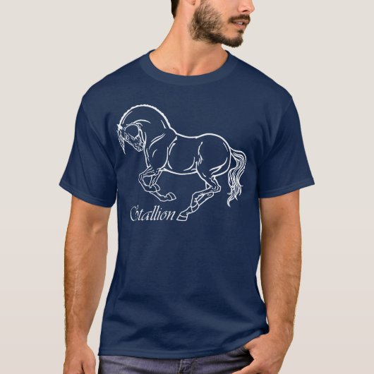 hengst t-shirt (Voorkant)