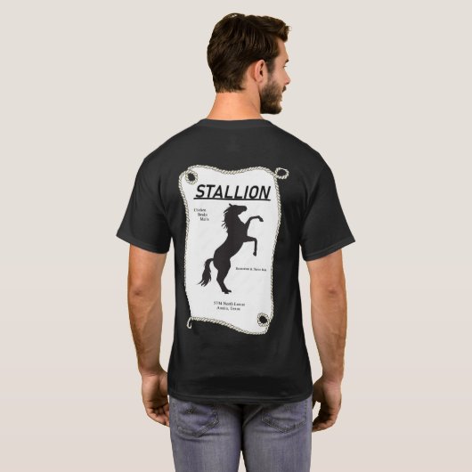 Hengst T-shirt (Achterkant volledig)