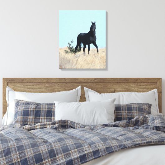 Hengst Voodoo Canvas print (Insitu (Slaapkamer))