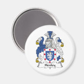 Henley Family Crest Magneet (Voorkant / Achterkant)