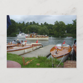 Henley on Thames, Classic Motorboten Briefkaart