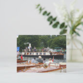 Henley on Thames, Classic stoomjacht Briefkaart (Staand voorkant)