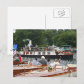 Henley on Thames, Classic stoomjacht Briefkaart (Voorkant / Achterkant)