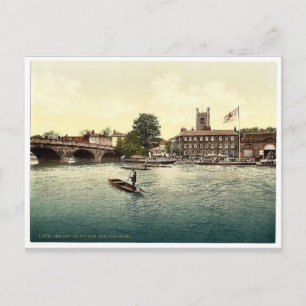 Henley on Thames, Red Lion Hotel, Londen en subur Briefkaart