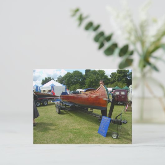 Henley on Thames, Traditioneel kanoe Briefkaart (Staand voorkant)