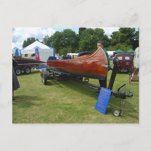 Henley on Thames, Traditioneel kanoe Briefkaart (Voorkant)