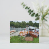 Henley op Thames, Antiek motorboten Briefkaart (Staand voorkant)
