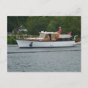 Henley op Thames, Klassieke motorboot op de Theems Briefkaart