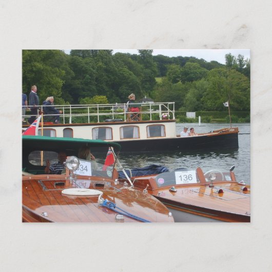 Henley op Thames, traditionele boot Briefkaart (Voorkant)