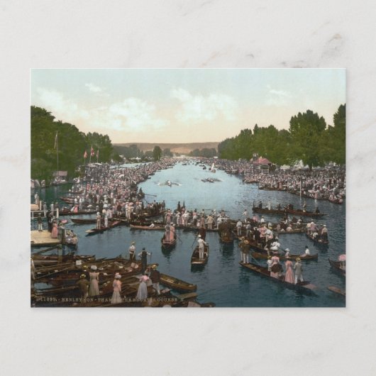 Henley Regatta, Henley-on-Thames, c.1895 Briefkaart (Voorkant)