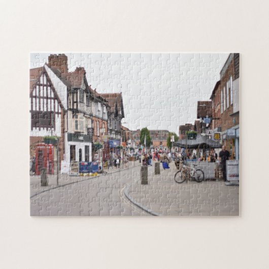 Henley Street Stratford-Upon-Avon Verenigd Koninkr Legpuzzel (Horizontaal)