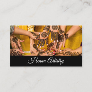 Henna Ambacht Zakelijke Kaart Visitekaartje