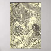 Henna Art Canvas Print (Voorkant)
