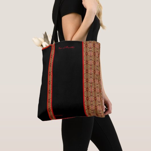 "Henna" Bag-ontwerp Tote Bag (Dichtbij)