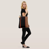 "Henna" Bag-ontwerp Tote Bag (Op model)