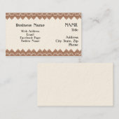 Henna Border Visitekaartje (Voorkant / Achterkant)