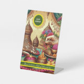 Henna Ceremony tafelblad teken Reclamebord Met Voetstuk (Voorkant)