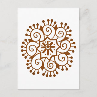 Henna Circle Briefkaart