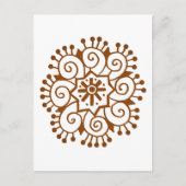 Henna Circle Briefkaart (Voorkant)