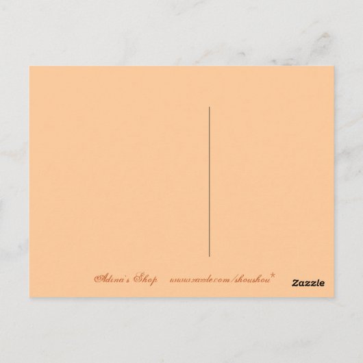 Henna Design Briefkaart (Achterkant)