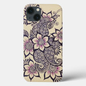 Henna Design I-Phone Case (Achterkant)