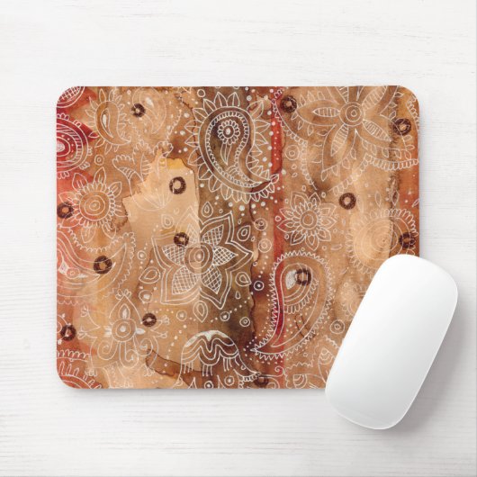 Henna Design Mousepad (2) Muismat (Met muis)