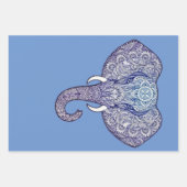 Henna Elephant Art Inpakpapier Vel (Voorkant)